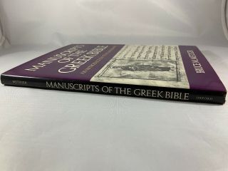 Manuscripts of the Greek Bible: An Introduction to Palaeography RARE 1st Ed. 2