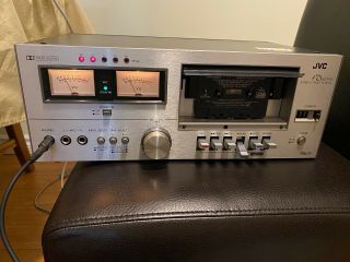 Rare Silver Faceplate Jvc Cassette Tape Deck - Kd - 15 - Belt Installed