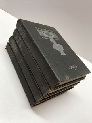 4 Rare Vintage The Of Edgar Allan Poe - The Raven Edition 1903 Vol 2 - 5