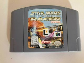 Nfr Star Wars Episode I: Racer Nintendo 64 N64 Not For Resale Rare