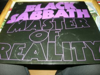 Rare Black Sabbath Master Of Reality Lp Wwa Uk Early Release Vg,