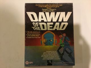 Dawn Of The Dead Board Game 1978 98 Complete - Rare Spi Zombie