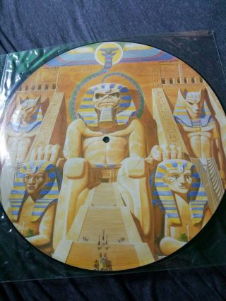 Iron Maiden - Powerslave - 12 " Picture Disc Lp - 1984 - Uk Import - Rare