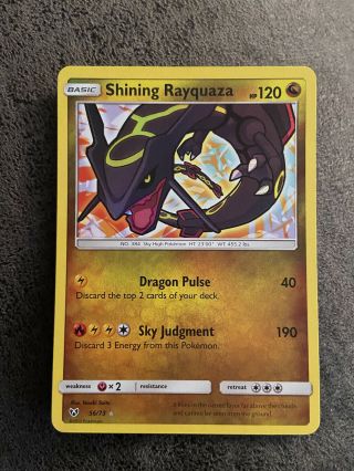 Shining Rayquaza 56/73 - Pokemon Card - Holo - Rare - Psa 9? 8?