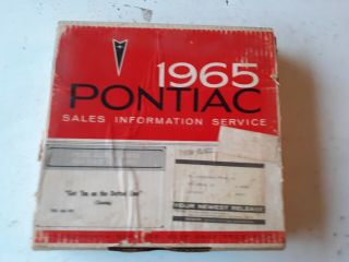 1965 Pontiac,  Gto Dealer Sales Kit,  Literature With Brochures,  78 Record,  Film Rare
