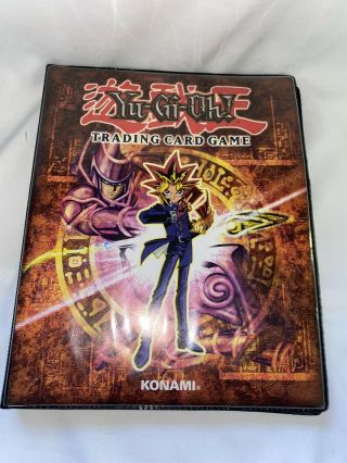 Yugioh Vintage 1996 Binder Trading Card Game With 4 Pages Of Vintage Holo Cards