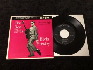 Elvis Presley 45 Ep Epa - 940 The Real Elvis Mega Rare No Dog Label Nm/vg