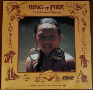 Very Rare Laserdisc Ring Of Fire An Indonesian Odyssey 2 Laser Disc Vg Complete