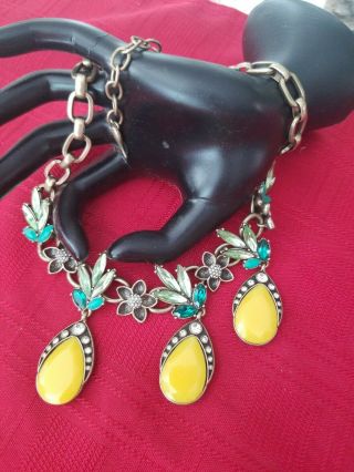 Chloe And Isabel Copacabana Pineapple Collar Necklace Rare Find