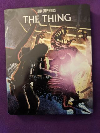 The Thing - Limited Edition Steelbook (blu - Ray,  2018) Scream Factory Rare Oop