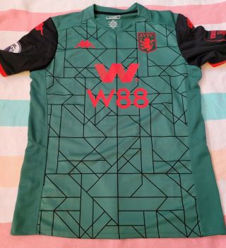 Nwot Rare Aston Villa Fc Kappa Jack Grealish Soccer Jersey Xl L England Shirt