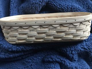 Longaberger Rare 2006 Scalloped Boutique Basket With Protector Perfect
