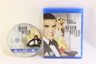 Never Say Never Again (blu - Ray) Sean Connery 007 James Bond Rare Region Oop