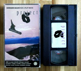 Vintage Rare Snowboard Video Vhs Project 6 1993 Fall Line Films