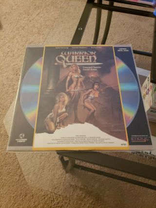 Warrior Queen Laserdisc Rare Sybil Danning Howling 2 Donald Pleasence Halloween