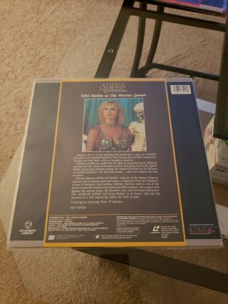 Warrior Queen Laserdisc Rare Sybil Danning Howling 2 Donald Pleasence Halloween 2