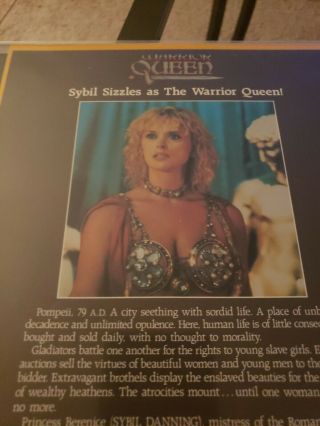 Warrior Queen Laserdisc Rare Sybil Danning Howling 2 Donald Pleasence Halloween 3