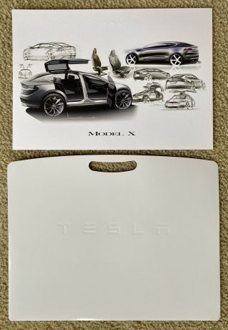 Tesla Model X Exclusive Sketch Design Art - Elon Musk Tequila Rare