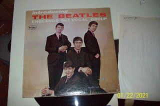 Introducing The Beatles,  Vee Jay Lp 1062 Rare " Love Me Do /ps Mono Version 1 C