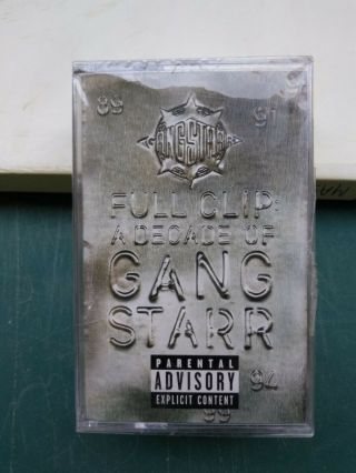 Gang Starr 1999 Full Clip 2 Cassette Set Nmint Rare Htf Vtg