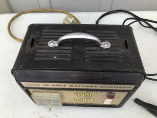 Rare Vintage Sears 12 Volt 10 Amp 50 Amp Boost Battery Charger 608.  71290 2