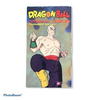 Rare Dragon Ball Z - Tien Shinhan: Tournament Day Vhs (2002,  English Uncut)