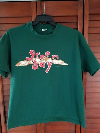 Green Day Dookie T - Shirt Xl Vintage 1994 Rare Doublesided Concert Shirt