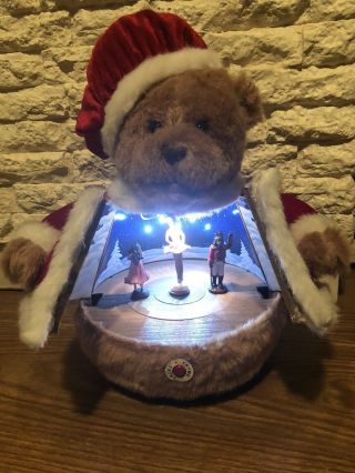 Rare Pan Asian Creations Christmas Animated Musical Nutcracker Bear