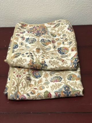 2 Rare Ralph Lauren Chaps Marrakesh Pillow Shams Sateen Pattern King Size Euc