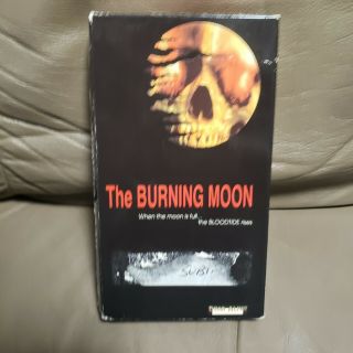 The Burning Moon VHS Rare Horror Ittenbach 3