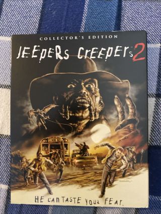 Jeepers Creepers 2 Scream Factory Blu - Ray With Rare Oop Slipcover