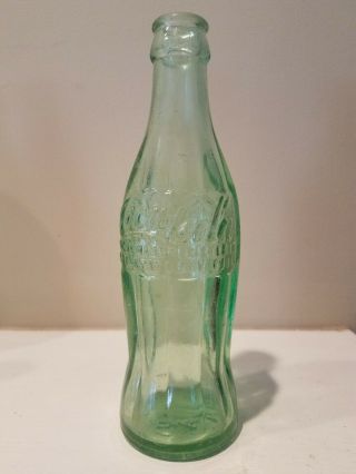 Rare 1915 Albany X Alabama Coca Cola Hobbleskirt Bottle Ala Al