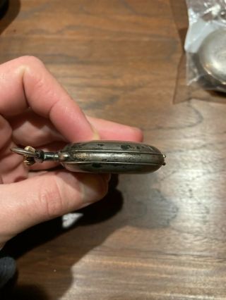 Rare Vintage Suburban Split - Second Sterling Silver Stopwatch 3