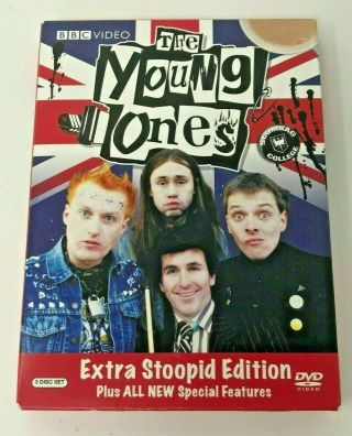 Rare The Young Ones 3 Disc Dvd Box Set Extra Stoopid Edition Bbc Video