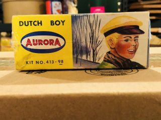 Rare - Aurora Kit 413 - 98 Dutch Boy Plastic Model Kit c.  1957 3