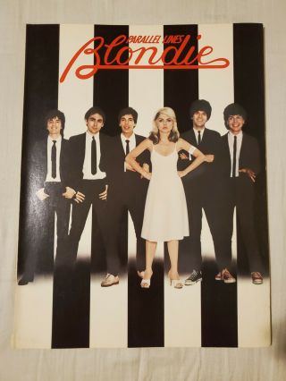Blondie Parallel Lines Musicbook Vinyl Cd Rare Debbie Harry Heart Of Glass Ex