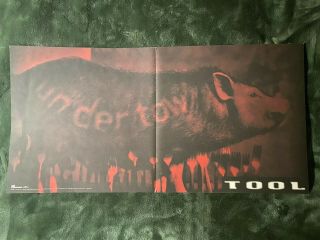 Tool " Undertow " Promo Poster Flat (12 " X 24 ") Rare Zoo Bmg Opiate Aenima