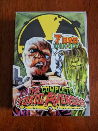 The Complete Toxic Avenger - 7 Disc Dvd Boxed Set Rare And Oop Toxic Crusaders