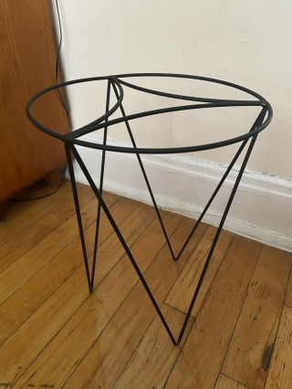 Rare Mid Century Modern Atomic Wire Plant Stand Holder 50’s Hairpin Vintage