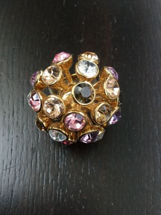 Kate Spade Rare Crystal Orbit Ring Size 7