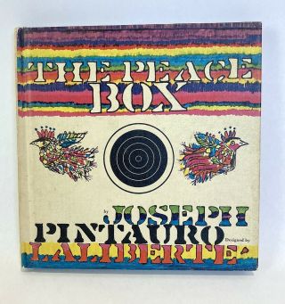The Peace Box By Joseph Pintauro - 1st Edition 1970 Hc Book Rare