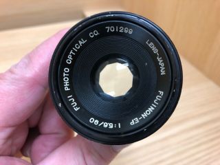 Rare : Exc,  5 Fuji Fujinon EP 90mm F/5.  6 Enlarging Enlargement Lens L39 LTM /JP 3