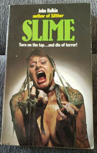 Slime By John Halkin Hamlyn Horror Paperbacks From Hell Out Of Print Pulp Rare