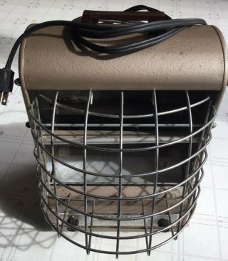 Rare Vintage Markel Fan - Glo Automatic Heetaire Heater Model 198 Ts Usa