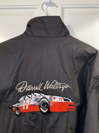 Rare Race Xl Darrell Waltrip Nascar Western Auto Pit Crew Jacket