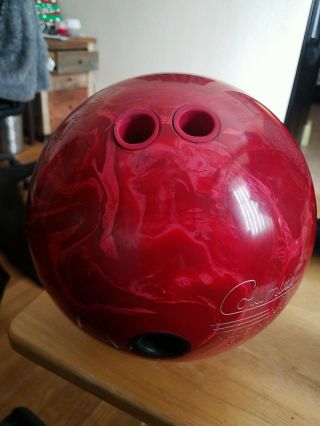 15 Columbia 300 Red Pulse bowling ball rare 3