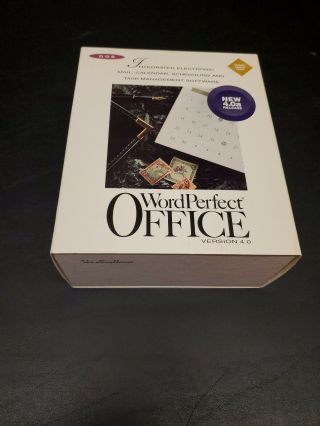 Wordperfect Office 4.  0 Client/admin Pack For Dos Vintage And Rare