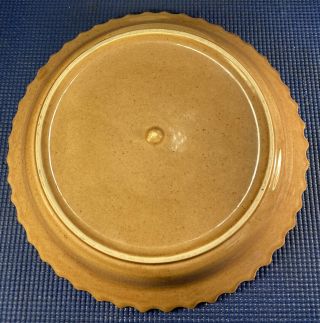 Ceramic LEMON MERINGUE PIE KEEPER PLATE SERVER with Lid RARE 3