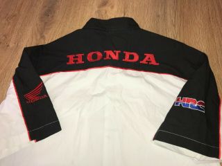 Honda Racing Club Formula 1 F1 Team Rare Short Sleeve Button T Shirt Size Xxl
