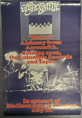 Aerosmith - Alchemy Rocks Rare Vintage Orig Concert Promo Poster 30 " ×20 "